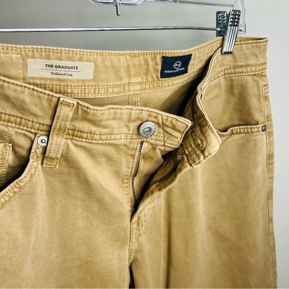 Adriano Goldschmied AG Khaki The Graduate Tailored Jeans 30W - Picture 3 of 7